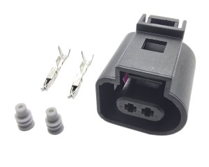 Złącze samochodowe 1J0973702 2 pin, żeńskie; VW Group