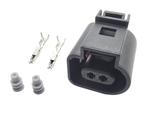 Złącze samochodowe 1J0973702 2 pin, żeńskie; VW Group