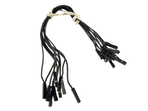 Kable do płytek stykowych, żeńsko-żeńskie 10szt, dł.20cm