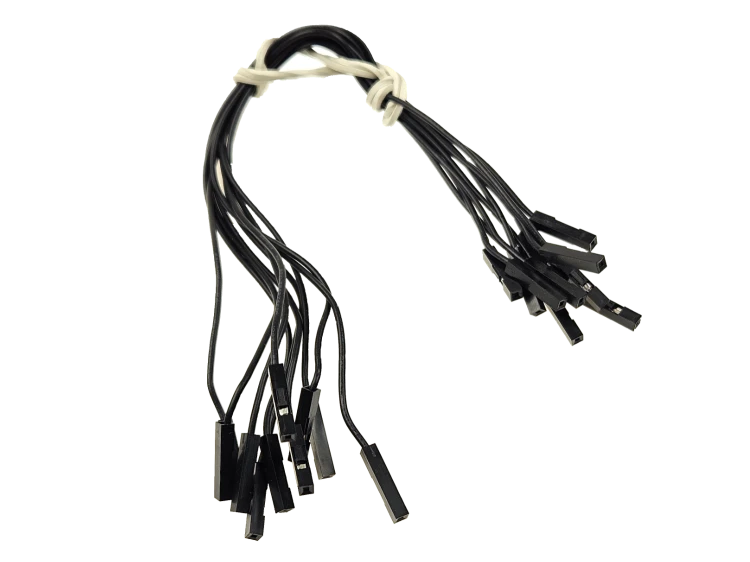 Kable do płytek stykowych, żeńsko-żeńskie 10szt, dł.20cm