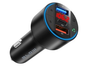Transmiter FM Bluetooth 5.3+QC3.0+PD 30W V.2; Blow
