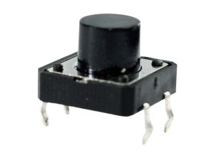 RES1212-4PH5; Mikroprzycisk  12x12mm 4 piny, przycisk 5mm, Tact Switch