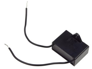 Kondensator do silników 4uF 450VAC, kostka, przewody; CBB61