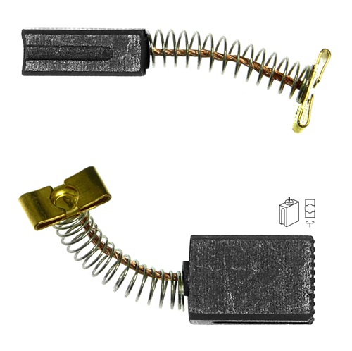 Szczotki węglowe 6,2x12x16mm; GRAPHITE 58G862