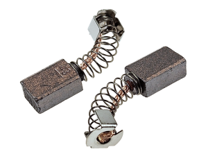 Szczotki miedziano-grafitowe 7x11x16mm wzmocnione, wózki widłowe / inwalidzkie 