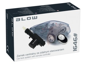 Zamek centralny z pilotem, 4 siłowniki; BLOW 1646
