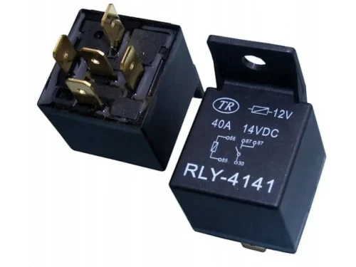 Przekaźnik samochodowy 12VDC 40A RLY-4141, podwójny pin 87