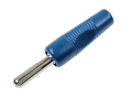 Wtyk bananowy 4mm; BS425; niebieski