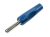 Wtyk bananowy 4mm; BS425; niebieski