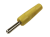 Wtyk bananowy 4mm; BS425; żółty