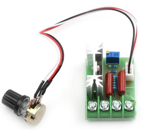 Moduł regulatora napięcia 230V 2000W, potencjometr na przewodzie
