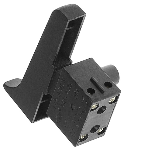 Przełącznik szlifierki kątowej, 8A 250V, odwrotna blokada, korpus FA2-8/2B-1