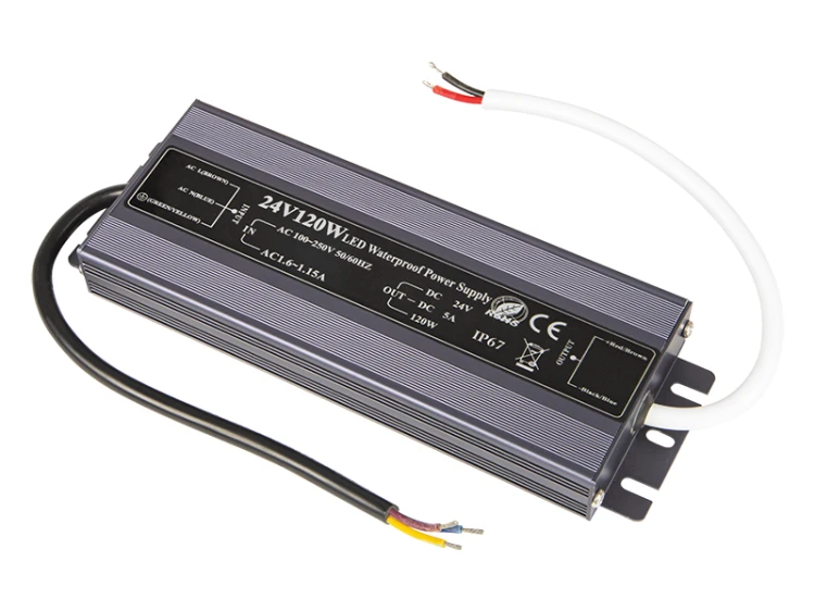 Zasilacz LED 24V 120W hermetyczny IP67; WPS-24-120