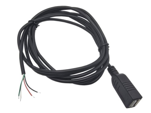 Gniazdo USB A z przewodem 100cm 4pin