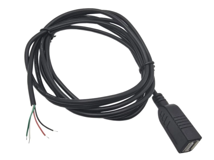 Gniazdo USB A z przewodem 100cm 4pin