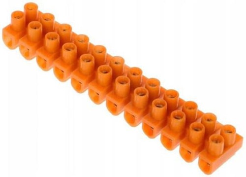 Złączka 12-torowa 2,5mm, pomarańczowa