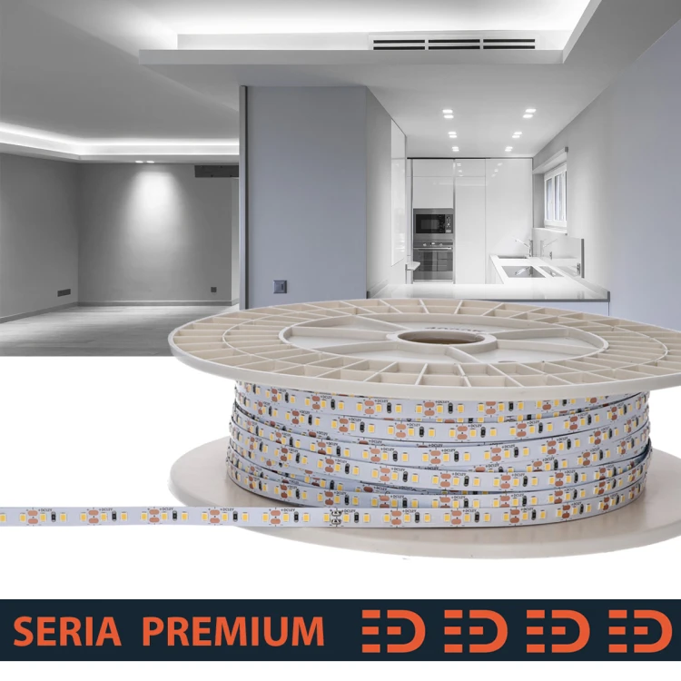 Taśma LED biała neutralna 4000K, Premium CRI90, 12V 120xSMD2835/m