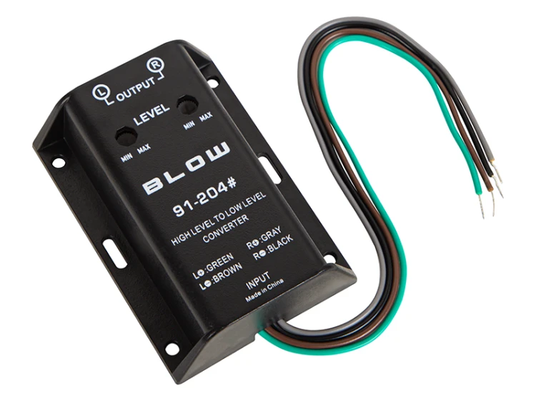 Konwerter poziomu audio High Level na RCA; BLOW