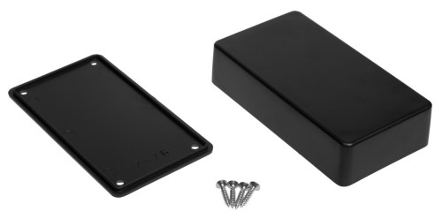 Obudowa Z76; czarna ABS, 109x59,5x28mm