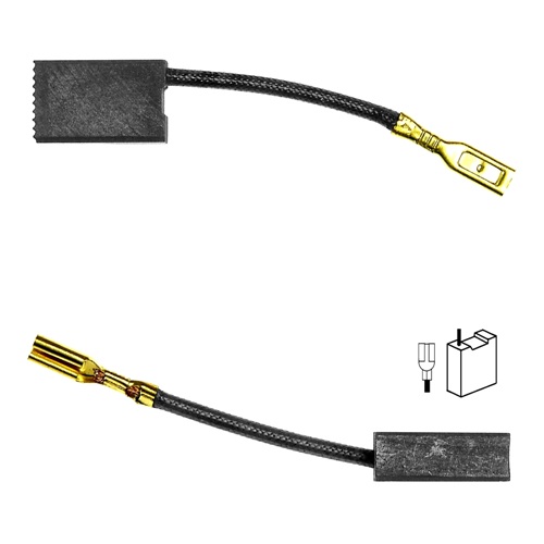 Szczotki węglowe 6x10x16mm; Parkside Topex Ferm