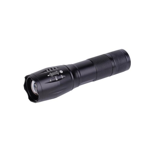 Latarka LED 3W 3xAAA / 1xAkum.18650; MasterLed