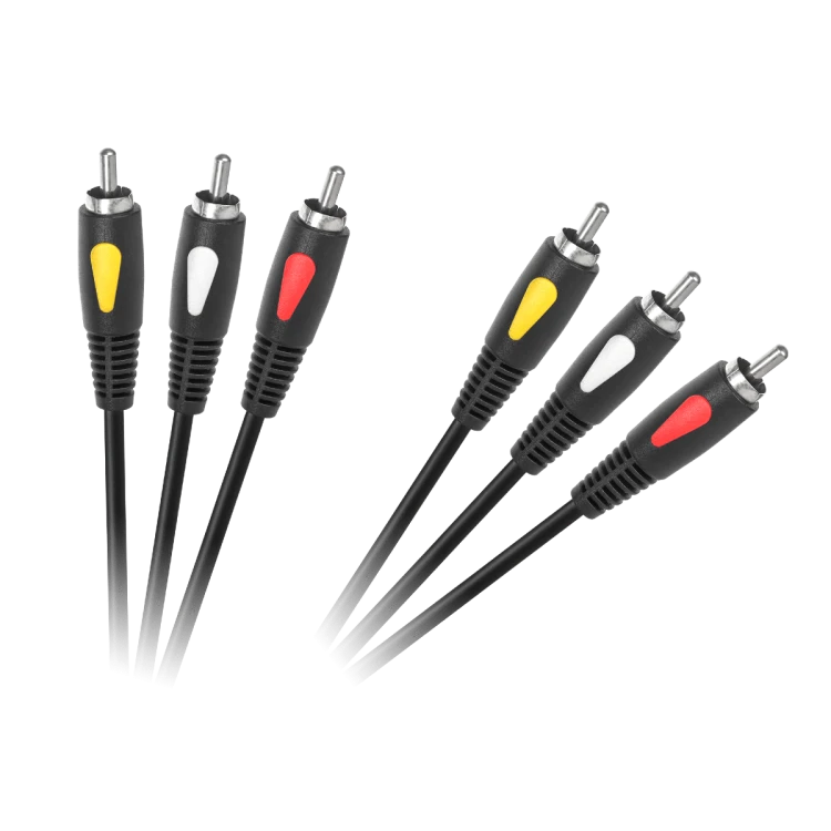 Kabel 3RCA(cinch)-3RCA(cinch)1,8m; Cabletech Eco-Line