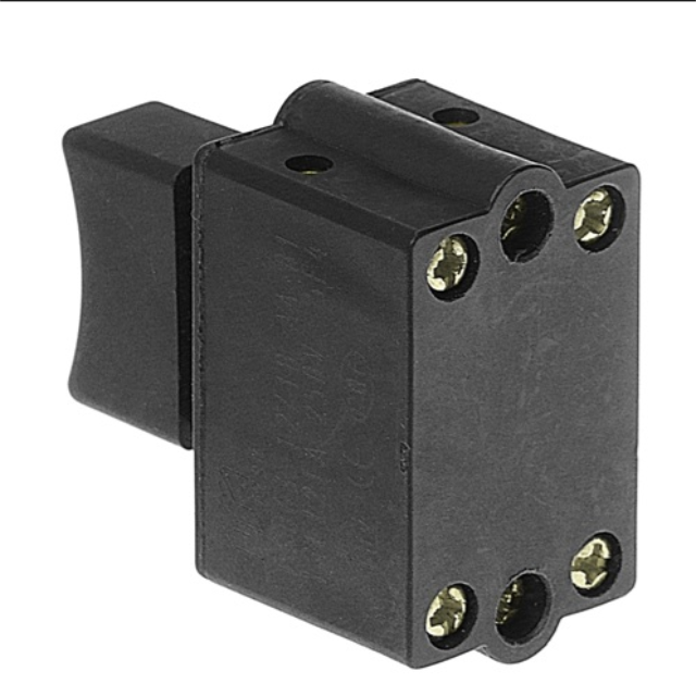 Przełącznik wiertarki / szlifierki, 12A 250V z blokadą