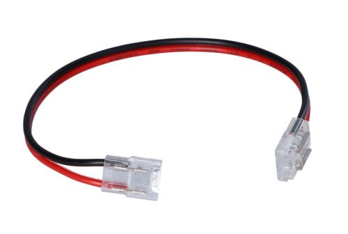 Złączka do taśm LED 8mm mono, taśma-przewód-taśma