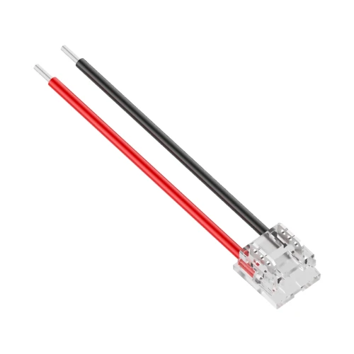 Złączka do taśm LED 8-10mm mono, taśma-przewód 15cm