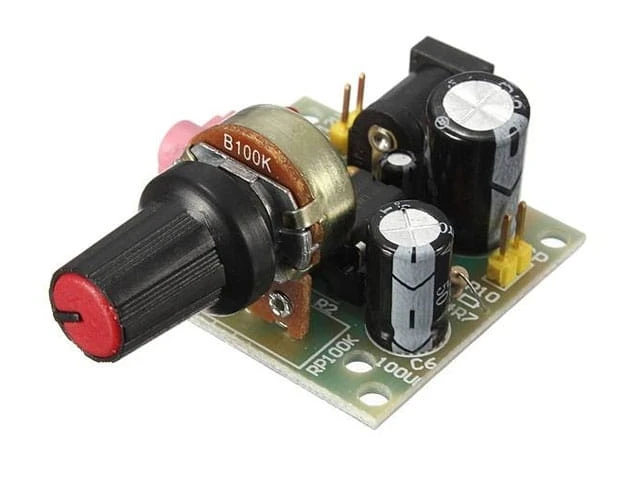 Moduł mini wzmacniacza audio, układ LM386
