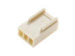 Wtyk żeński HU-03 2,54mm na kabel, 3 piny, obudowa bez styków; zam.NS25