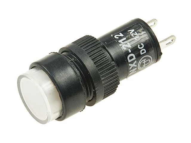Kontrolka 12V biała, żaróweczka