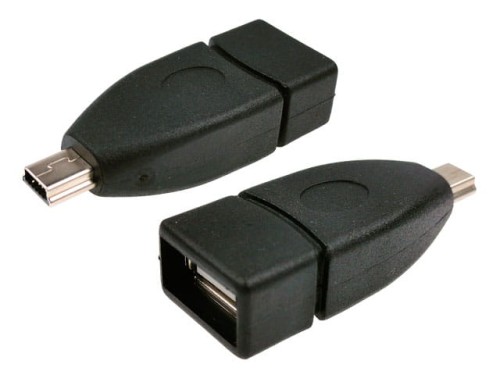 wtyk mini USB na gniazdo USB A