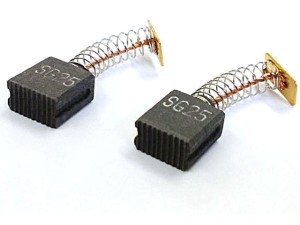 Szczotki węglowe 6,5x11x14mm z dwoma rowkami; Einhell, MacAllister MPM1300