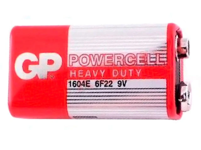 Bateria cynkowa 9V 6F22; GP PowerCell