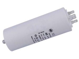 Kondensator do silników 45uF 425VAC, konektory, śruba M8; Ducati