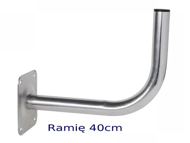 Uchwyt antenowy ścienny, L-40cm