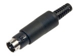 Wtyk mini DIN4 (S-VHS), na przewód