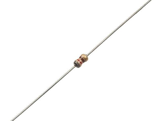 Rezystor 470ohm 0,25W; węglowy mini
