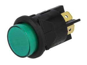 PBS211CN-C74GR; przełącznik przyciskowy OFF-(ON) monostabilny, zielony; C7054G