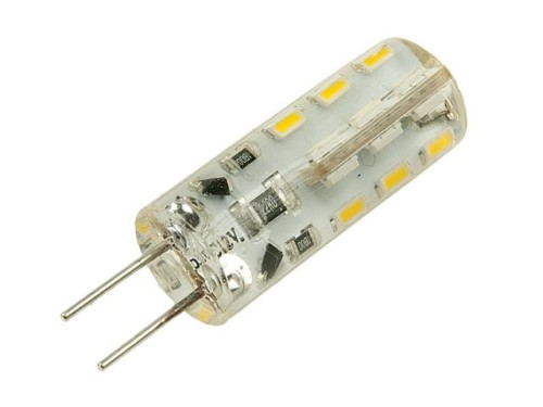 Żarówka LED G4 12V 2W silikonowa osłona biała ciepła