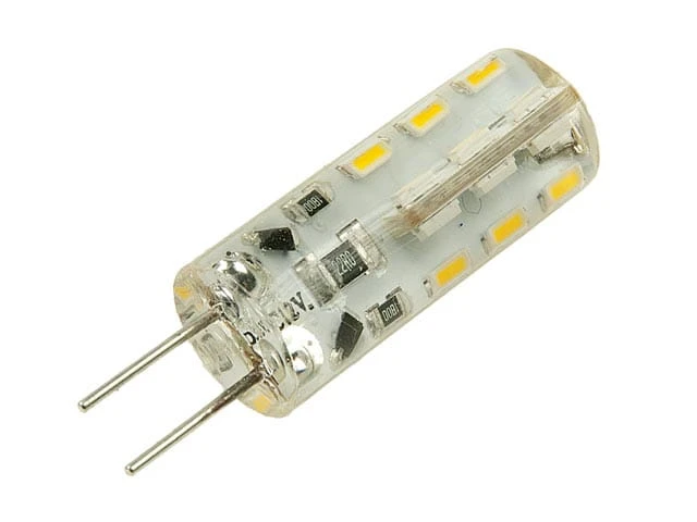 Żarówka LED G4 12V 2W silikonowa osłona biała ciepła