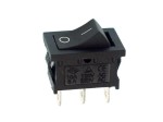 RSM102BK-KCD; przełącznik klawiszowy ON-ON bistabilny, czarny; KCD11B