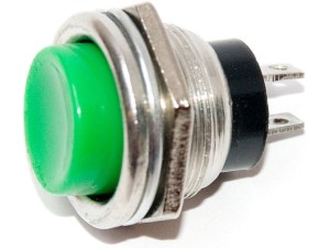 PBS111SD-ON3G; przełącznik przyciskany OFF-(ON) monostabilny, zielony; PBS26G