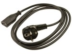 Kabel zasilający komputerowy 1,5m, CEE 7/7 - C13