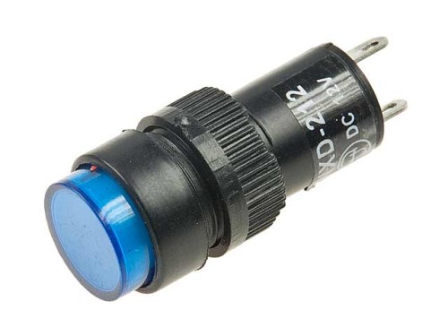 Kontrolka 12V niebieska, żaróweczka