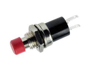 PBS111SD-NC-10RNG; przełącznik przyciskowy ON-(OFF) monostabilny rozłączający, czerwony; Ninigi PS10