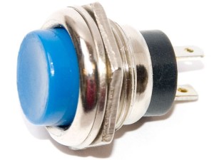 PBS111SD-ON3BL; przełącznik przyciskany OFF-(ON) monostabilny, niebieski; PBS26BL
