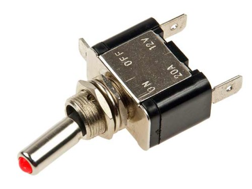 Przełącznik samochodowy podświetlany 12V 20A