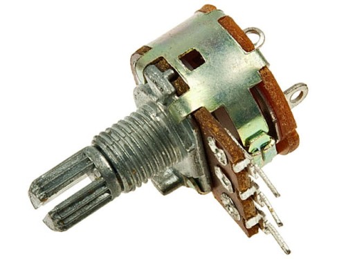 Potencjometr obrotowy 10k ohm liniowy z wyłącznikiem B10k